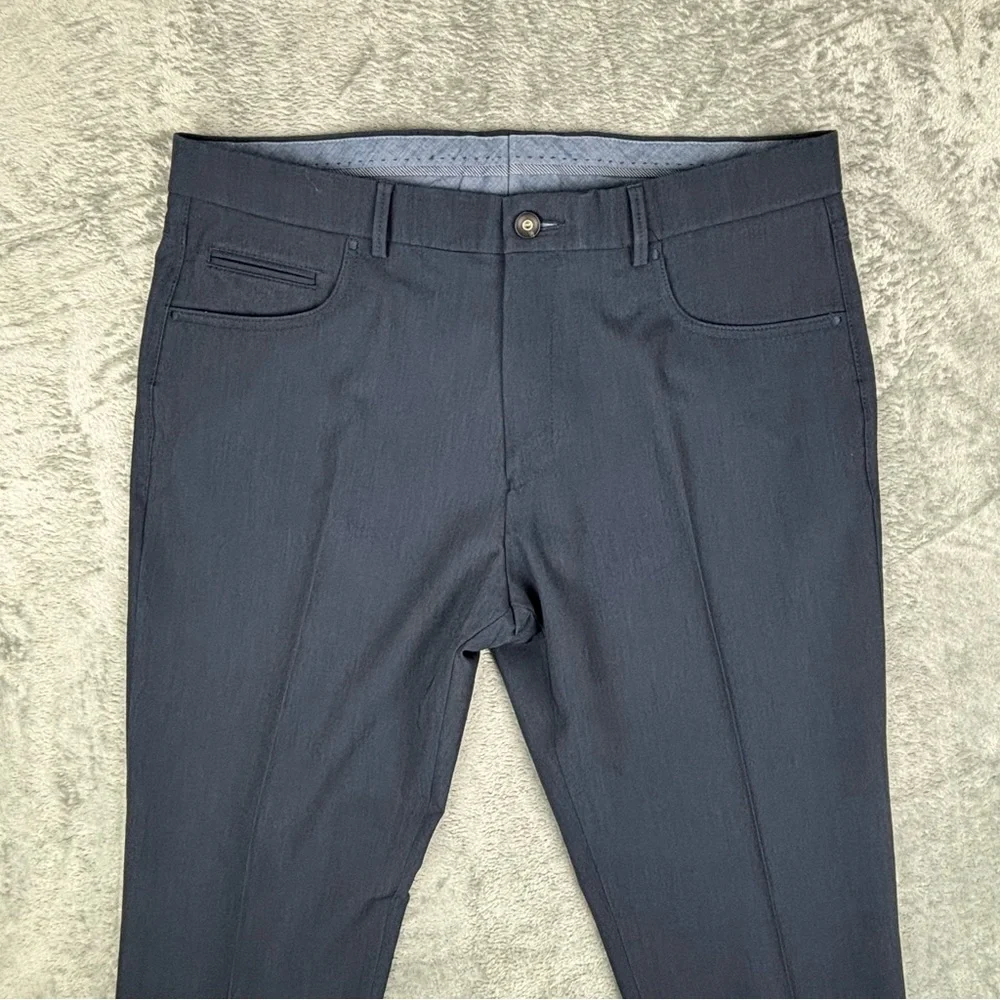 Ballin Pants Men 36 Blue Comfort‎ EZE Commuter Bi-Stretch Modern Connor